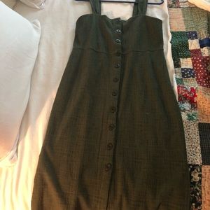 Size 6 forest green sweater dress.
